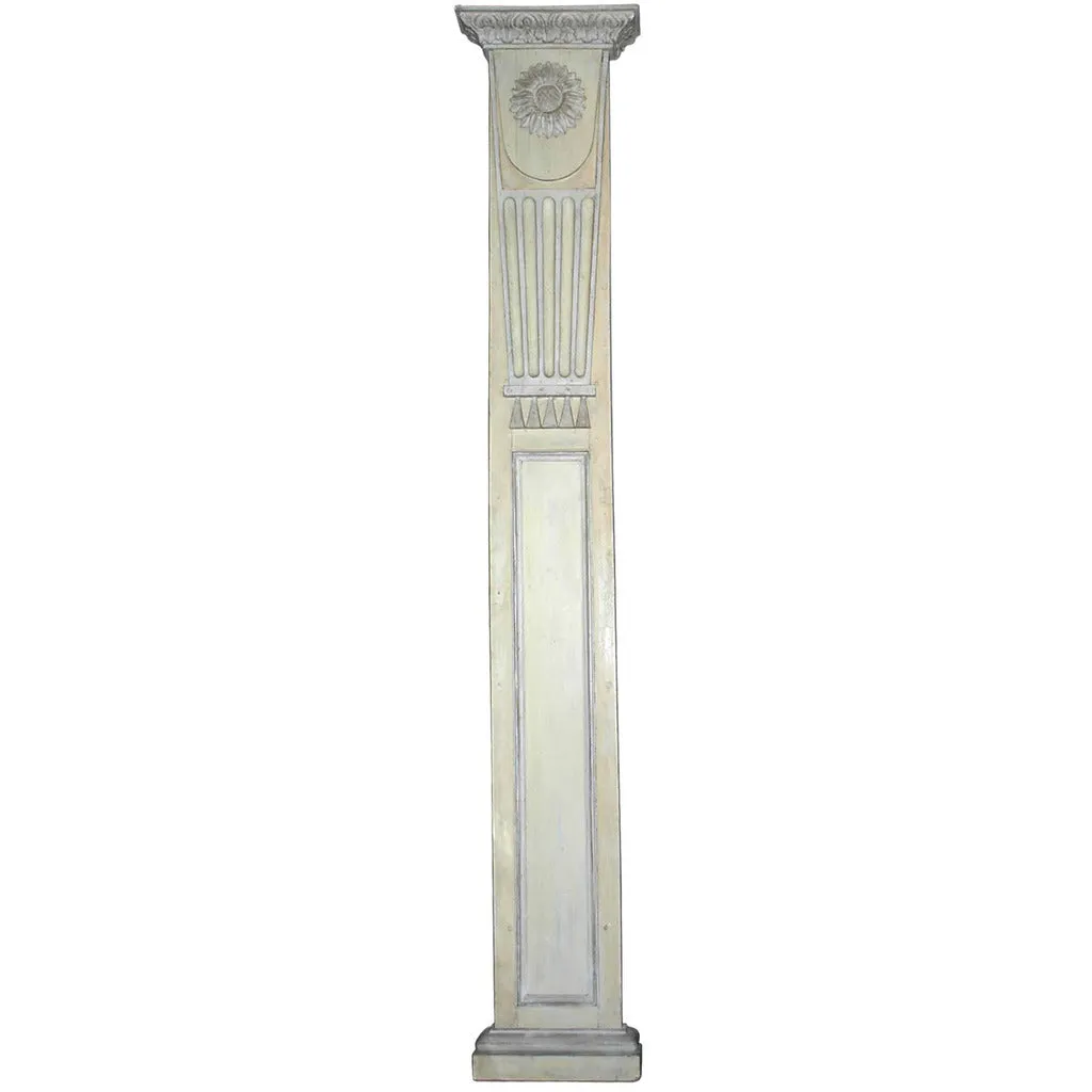 A Pair of Painted Pilasters