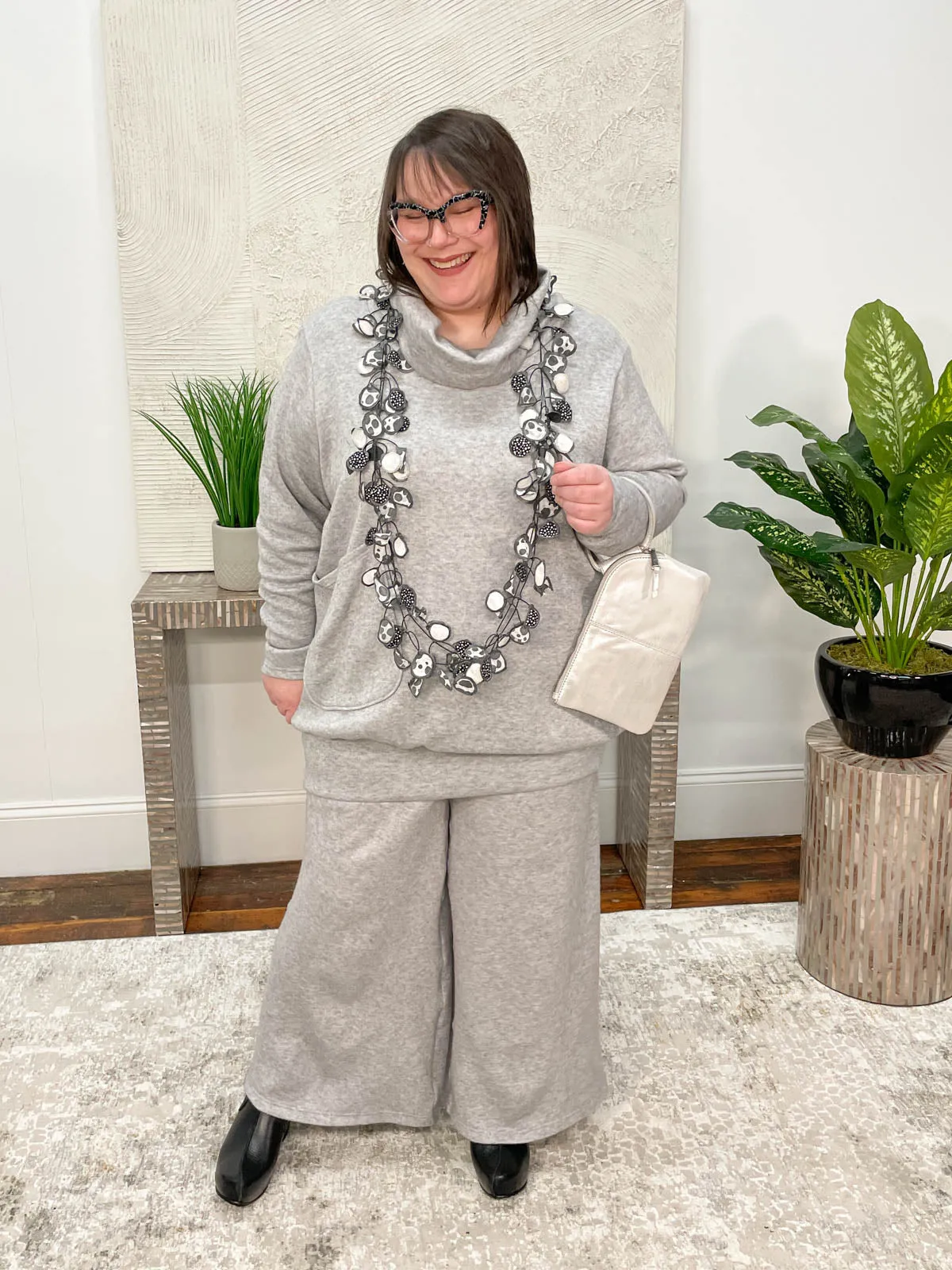 Adeline Tunic, Grey