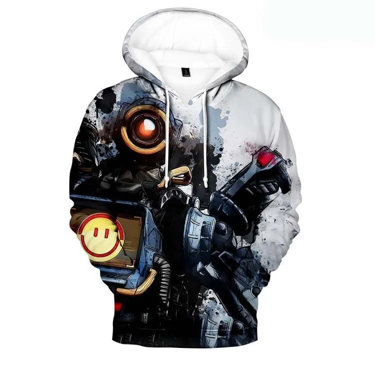 Apex Legends Game Men's Hoodie 2021product Listing Popular Long Sleeve Tracksuit Hoodies 3D Print Plus Size Clothes Apex Legends