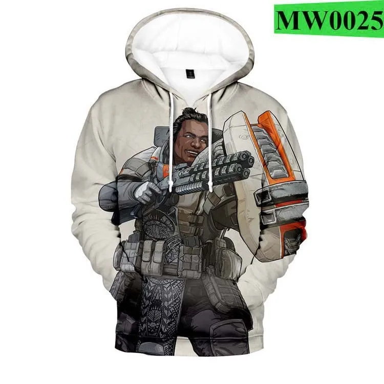 Apex Legends Game Men's Hoodie 2021product Listing Popular Long Sleeve Tracksuit Hoodies 3D Print Plus Size Clothes Apex Legends