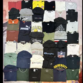 Authentic branded hoodies and sweatshirts 42 piece