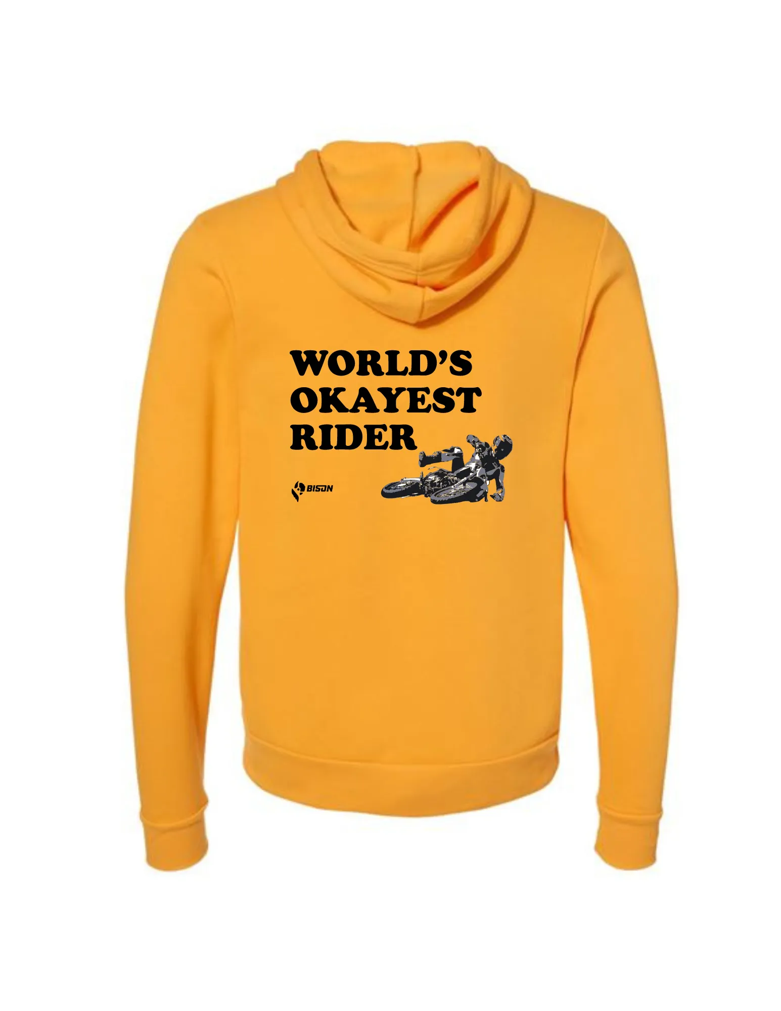 Bison World's Okayest Rider Full-Zip Hoodie