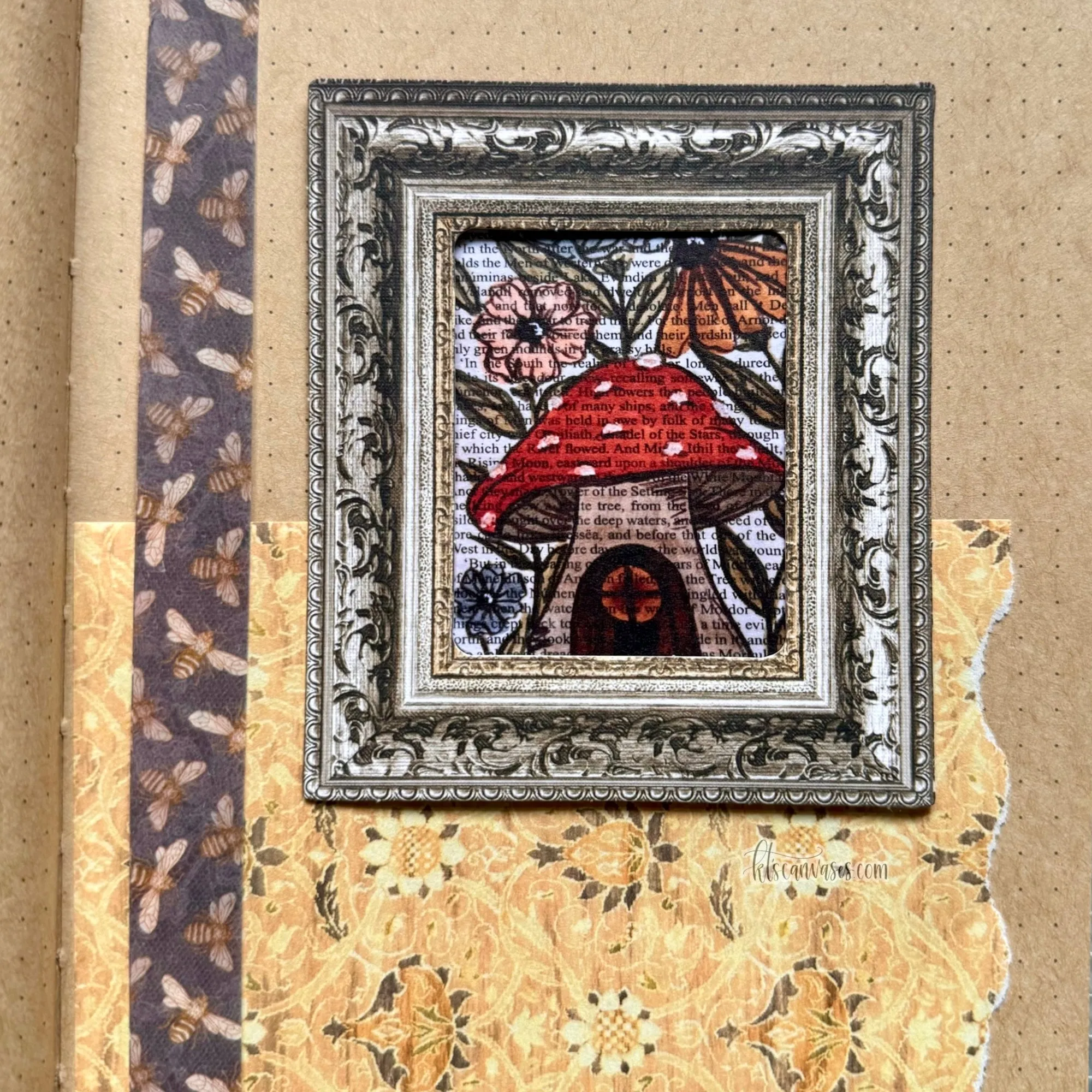 Bookish Floral Page Paper Pack (8 mini prints included)