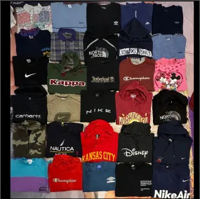 Branded mixed carhartt,Timberland hoodies and sweatshirts