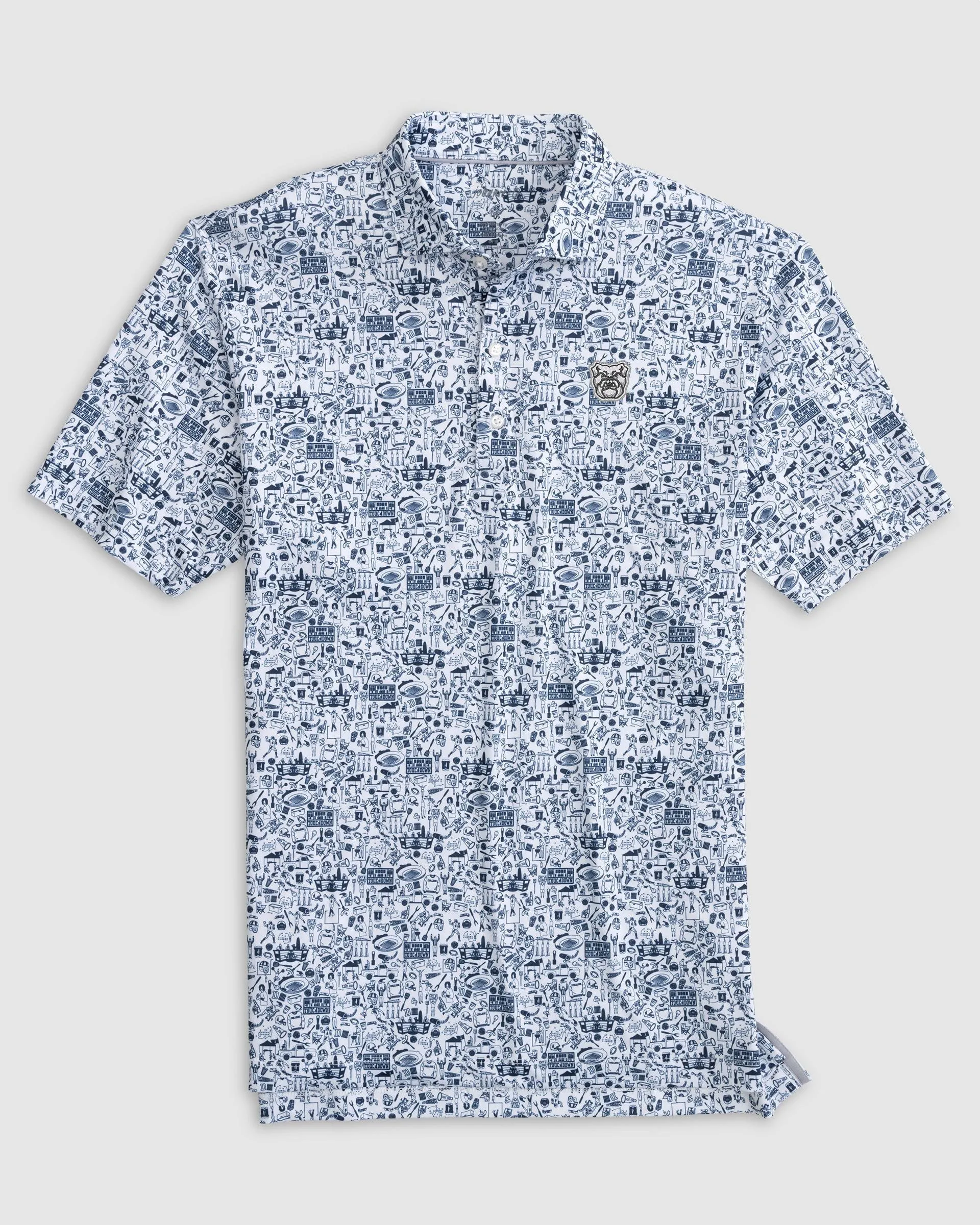 Butler Tailgater 2.0 Printed Jersey Performance Polo