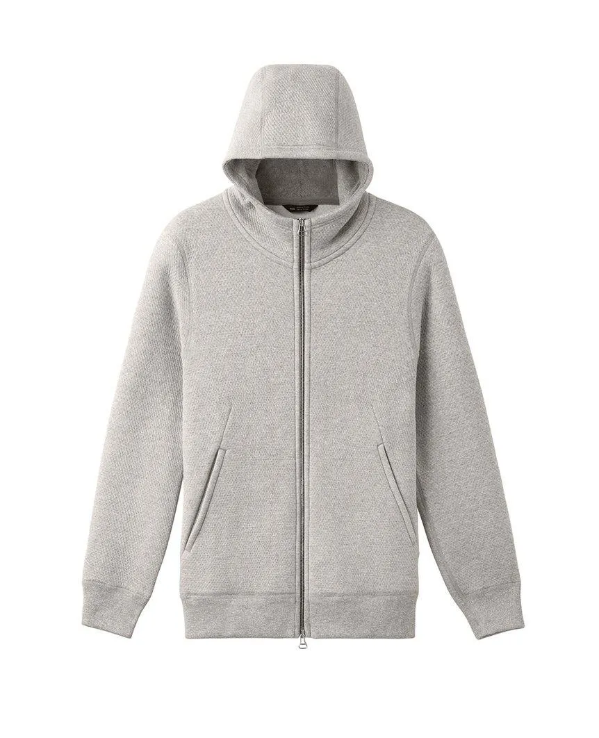 Cabin Fleece Zip Hoodie Concrete