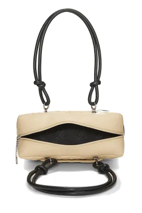 Chanel,  Beige Calfskin Cambon Ligne Bowler, Beige