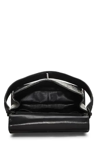 Chanel,  Black Quilted Lambskin Double Sided Tall, Black