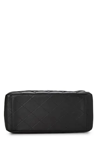 Chanel,  Black Quilted Lambskin Double Sided Tall, Black