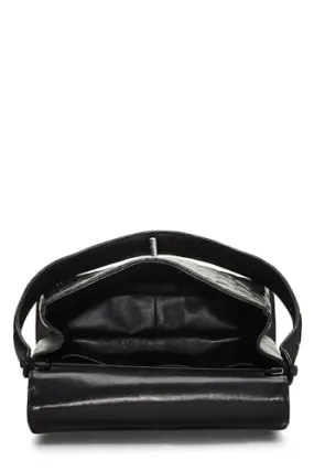 Chanel,  Black Quilted Lambskin Double Sided Tall, Black