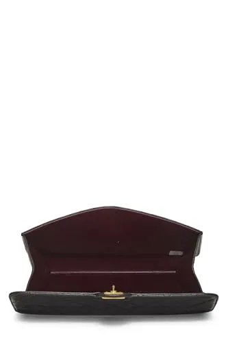Chanel,  Black Quilted Lambskin Ex Flap Medium, Black