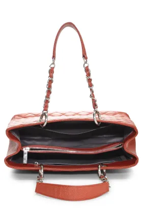 Chanel,  Orange Caviar Grand Shopping Tote (GST), Orange