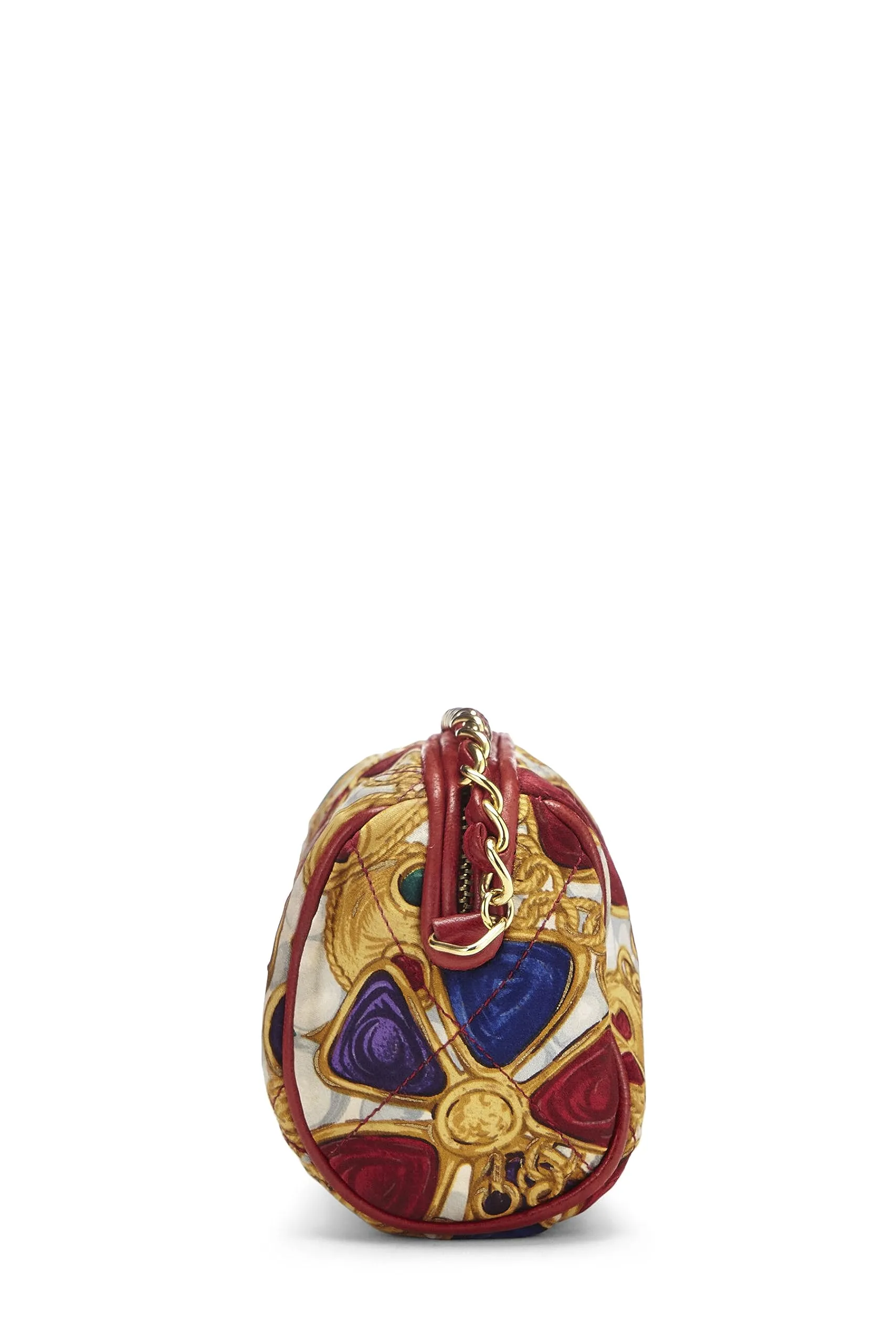 Chanel,  Red Stain Gripoix Barrel Mini Bag, Red