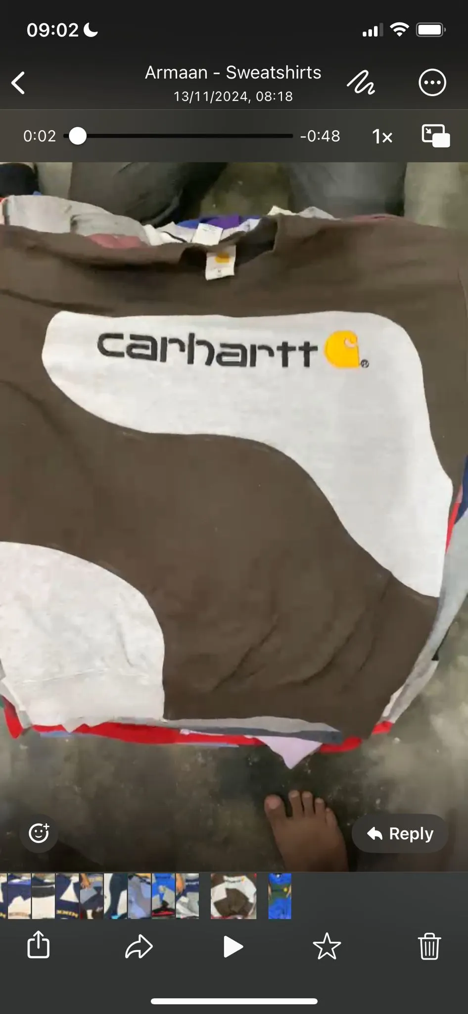 Custom handpick Nike stussy carhartt rework sweatshirts