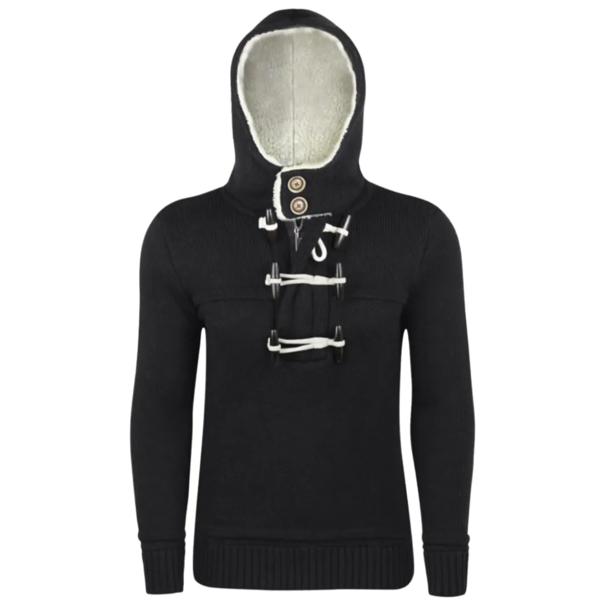 Durrell Toggle Knit Hoodie