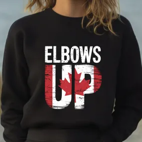 Elbows Up (Style One) - Crewneck Sweatshirt - Adult