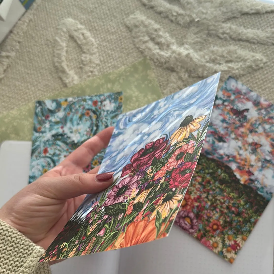 Floral Art Paper Pack (3 prints included)