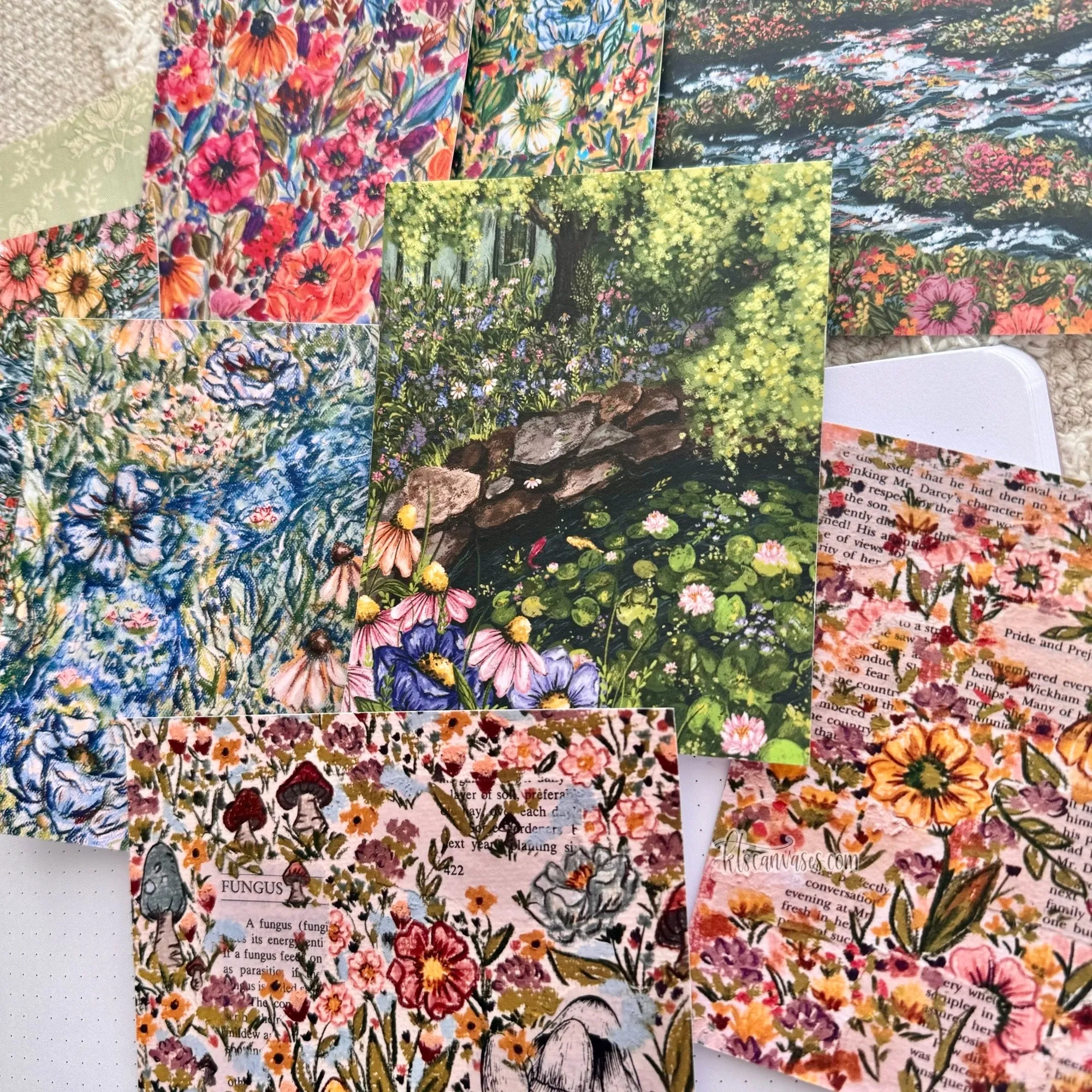 Floral Art Paper Pack (8 prints included)