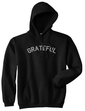 Grateful Thankful Mens Pullover Hoodie