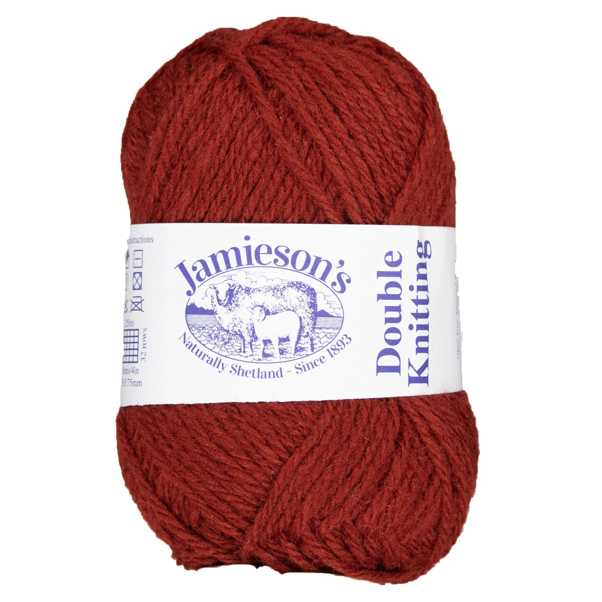 Jamieson's of Shetland Double Knitting Yarn - 587 Madder