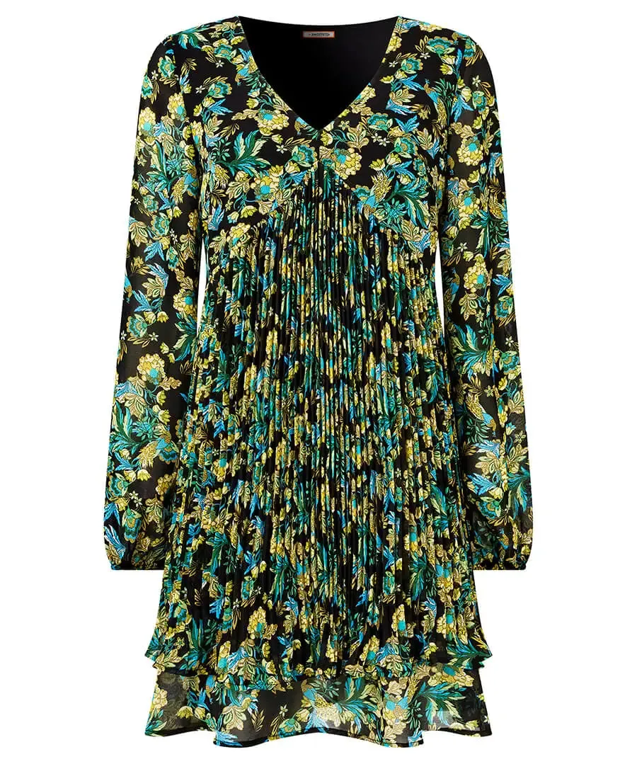 Joe Browns 8 Black Beautifully Pleated Tunic