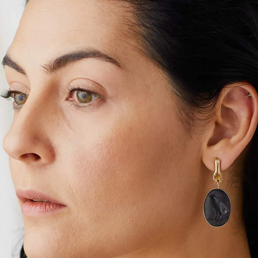 Julie Cohn Bird in Hand Earring