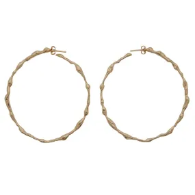 Julie Cohn Seaweed Hoop Earrings