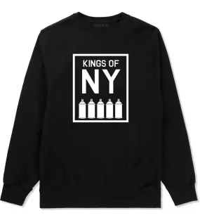 Kings Of NY Spray Can Graffiti Art Crewneck Sweatshirt