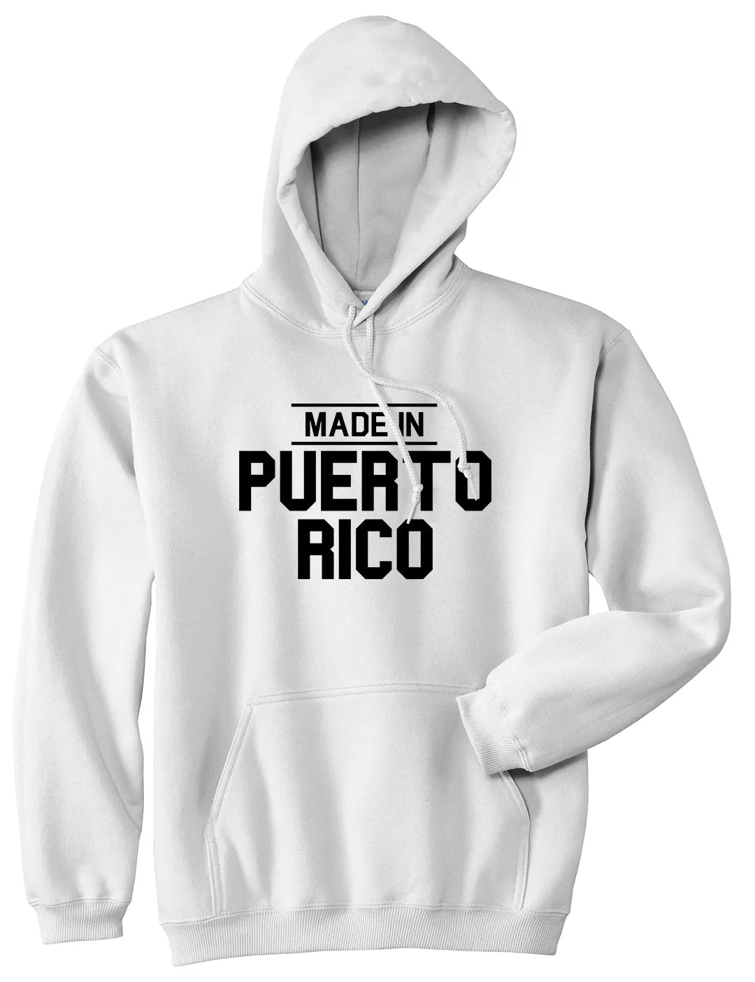 Made In Puerto Rico Mens Pullover Hoodie