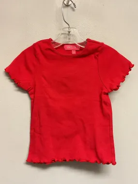 me. n.u Size 5 Red Cotton Girls Tees/Polos/Tunics