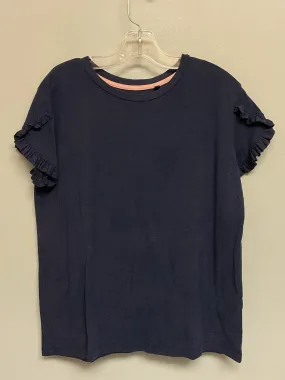 mini Boden Size 12 Navy Cotton Big Girls Tees/Polos/Tunics