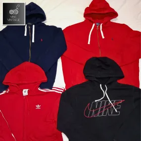 MIX BRANDED SWEATSHIRTS & HOODIES - 35 PCS