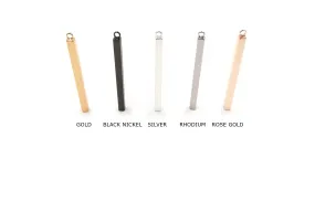 MP3659SR 3mm x 40mm Rectangle  Bar Pendant