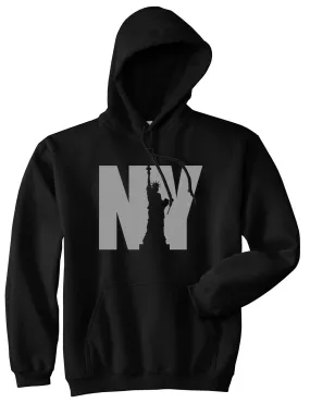 NY Statue Of Liberty Mens Pullover Hoodie