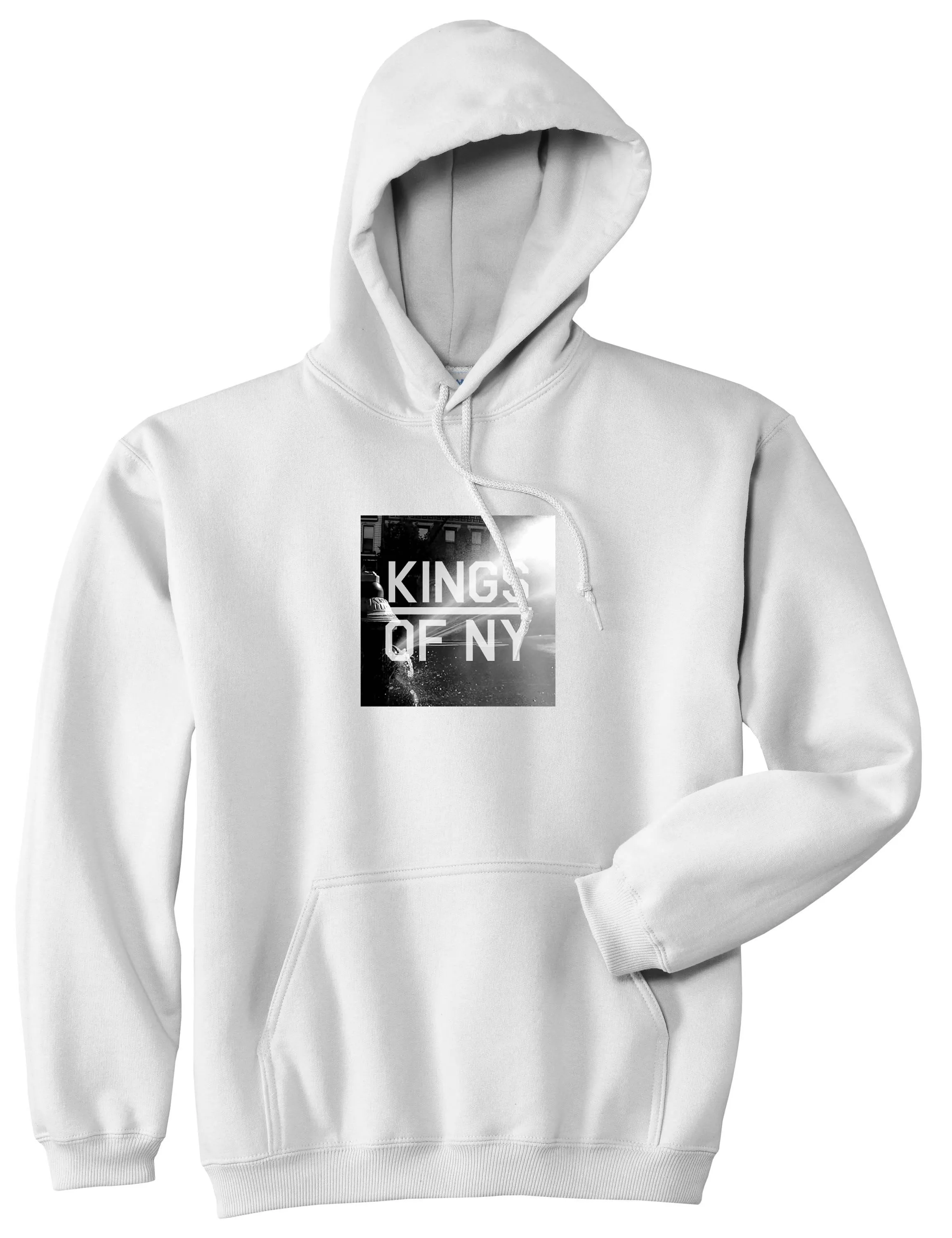 NYC Fire Hydrant Pump Summer Mens Pullover Hoodie