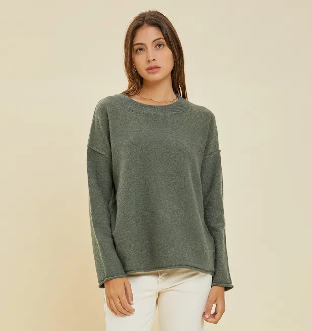 Oversized Sweater in Spruce
