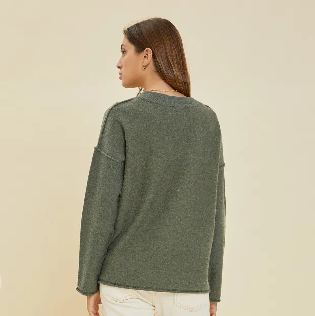 Oversized Sweater in Spruce