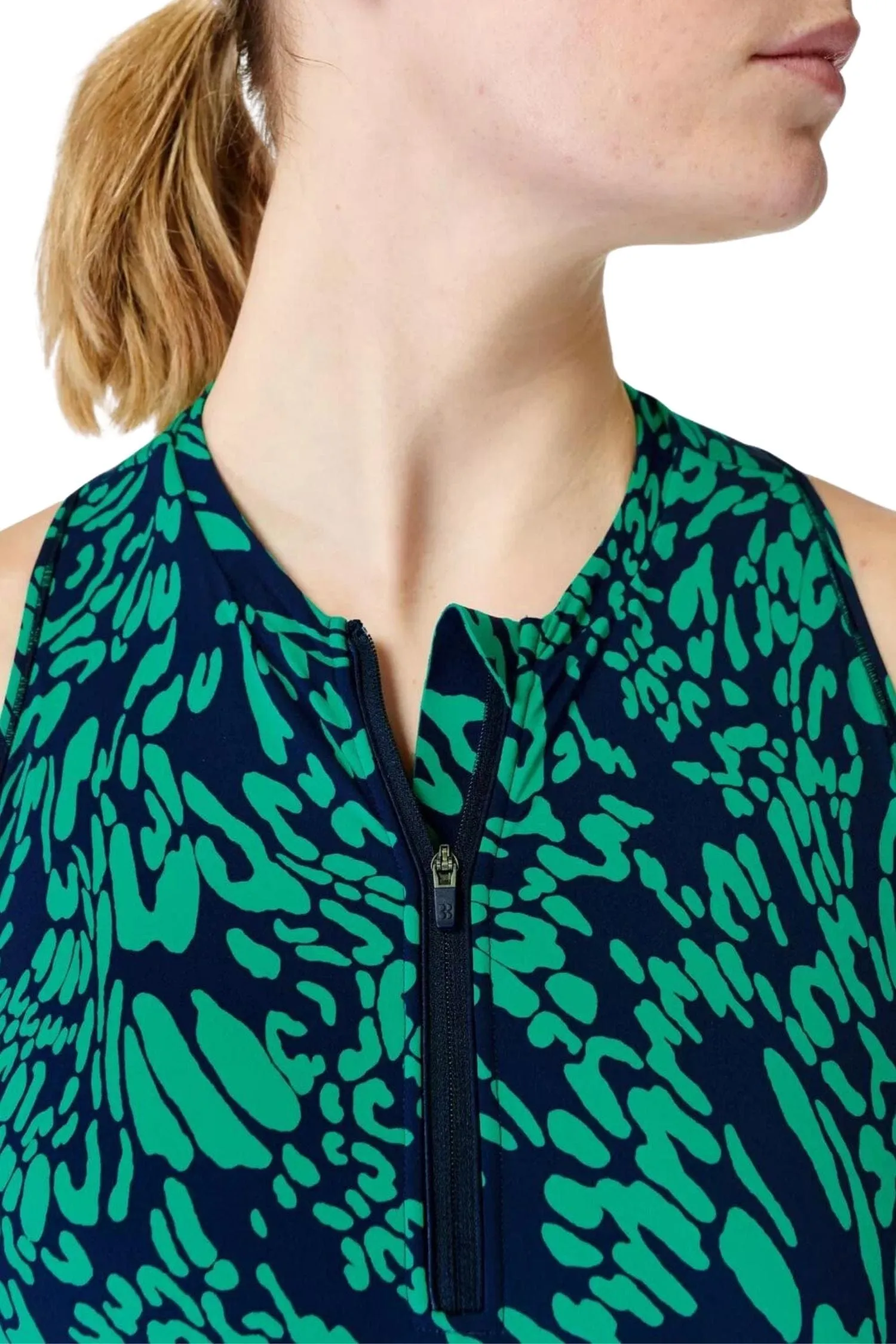 Power Contour Zip Bra