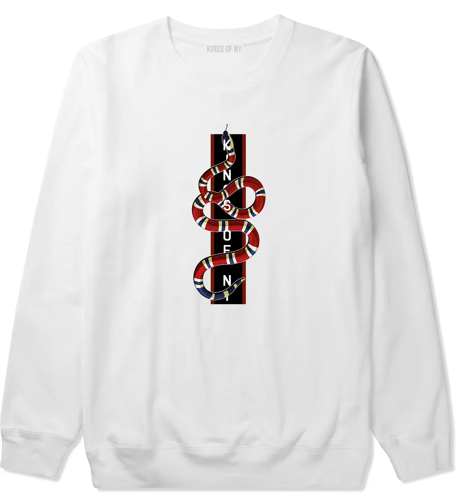Red Snake Mens Crewneck Sweatshirt