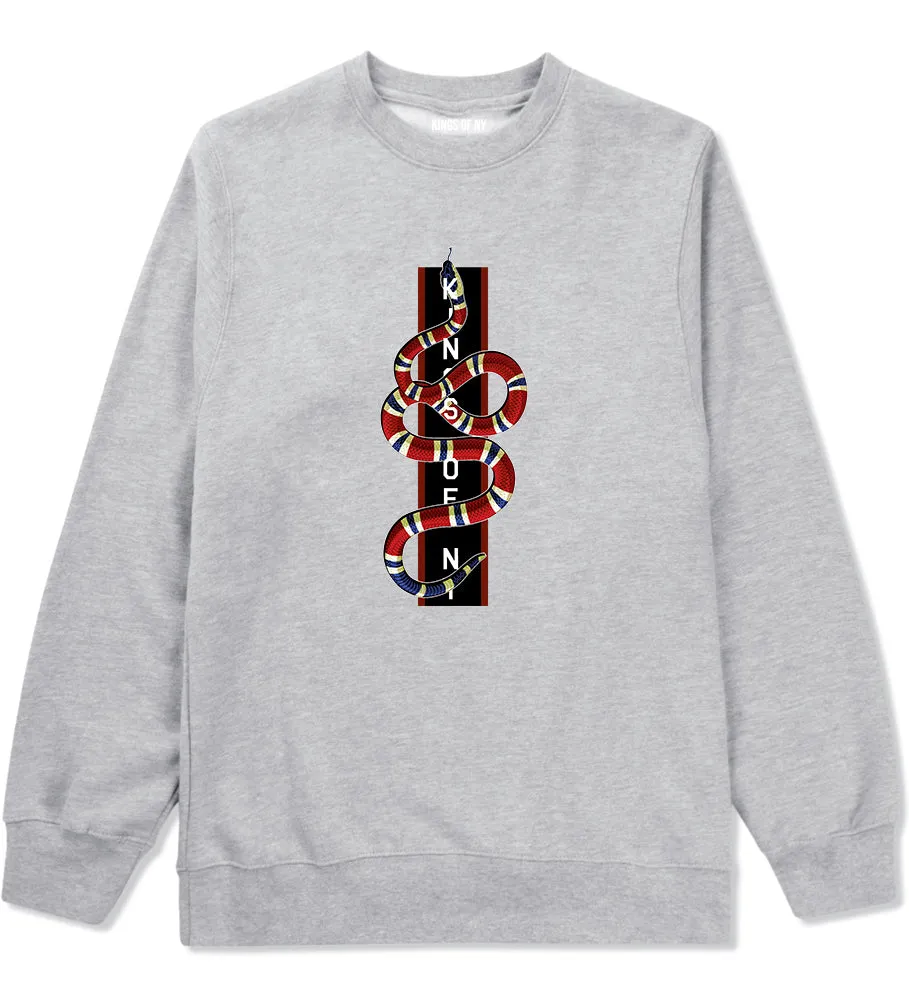 Red Snake Mens Crewneck Sweatshirt