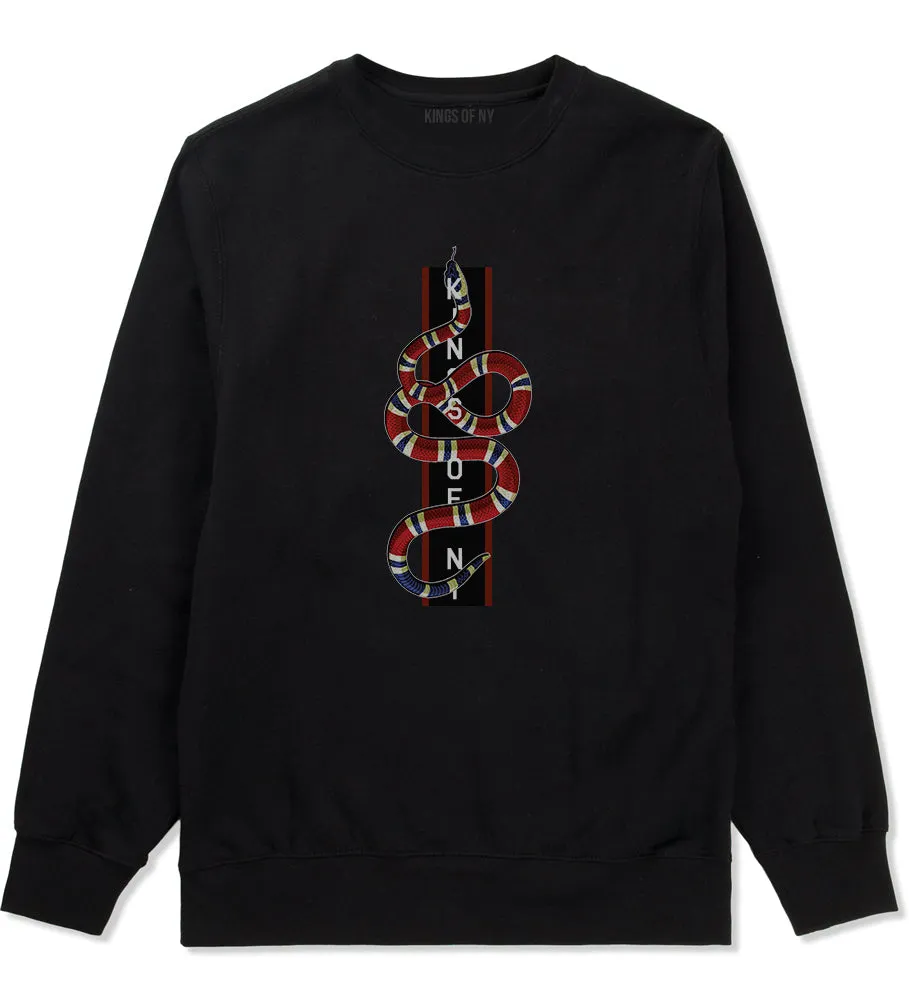 Red Snake Mens Crewneck Sweatshirt