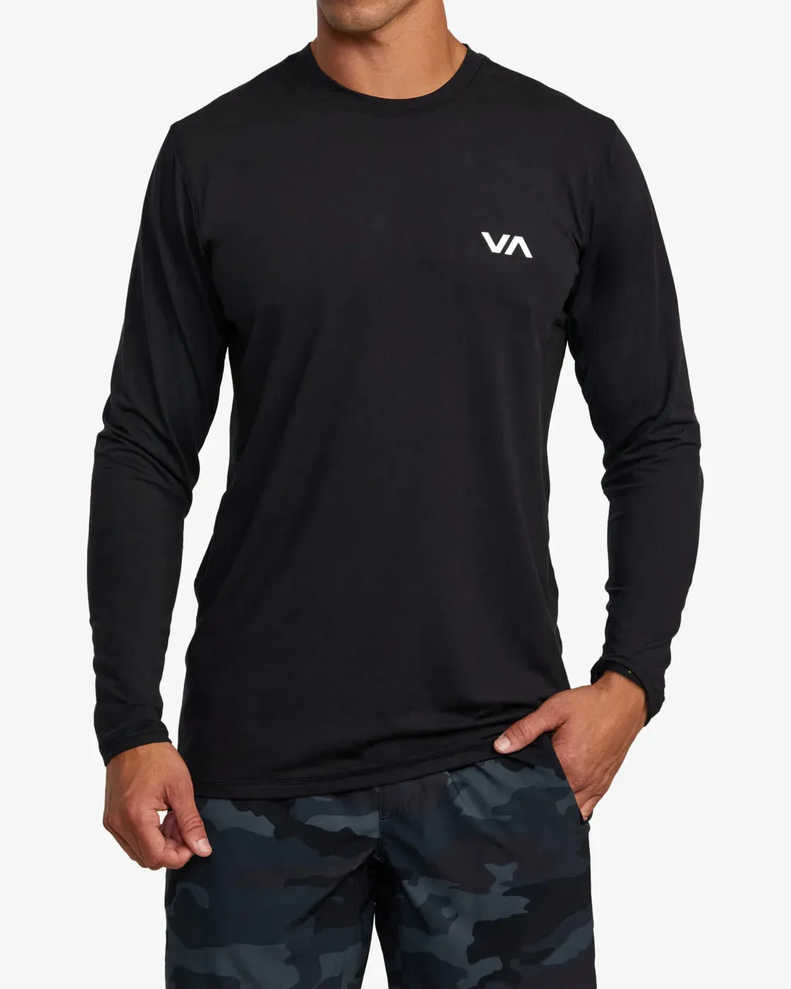 RVCA Men's Sport Vent Long Sleeve Tee