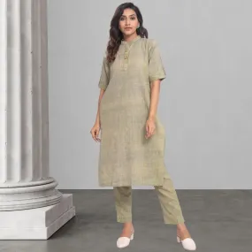 Sage Green Kurta Pant Set For Women | Indian Wear | Smart Office Wear