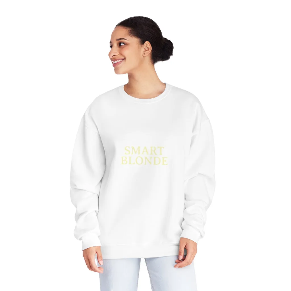 SMART BLONDE BLACK SWEATSHIRT