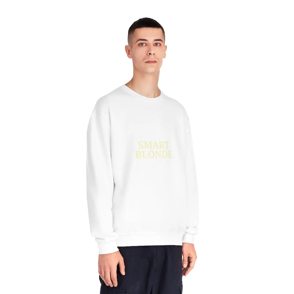 SMART BLONDE BLACK SWEATSHIRT