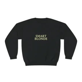 SMART BLONDE BLACK SWEATSHIRT