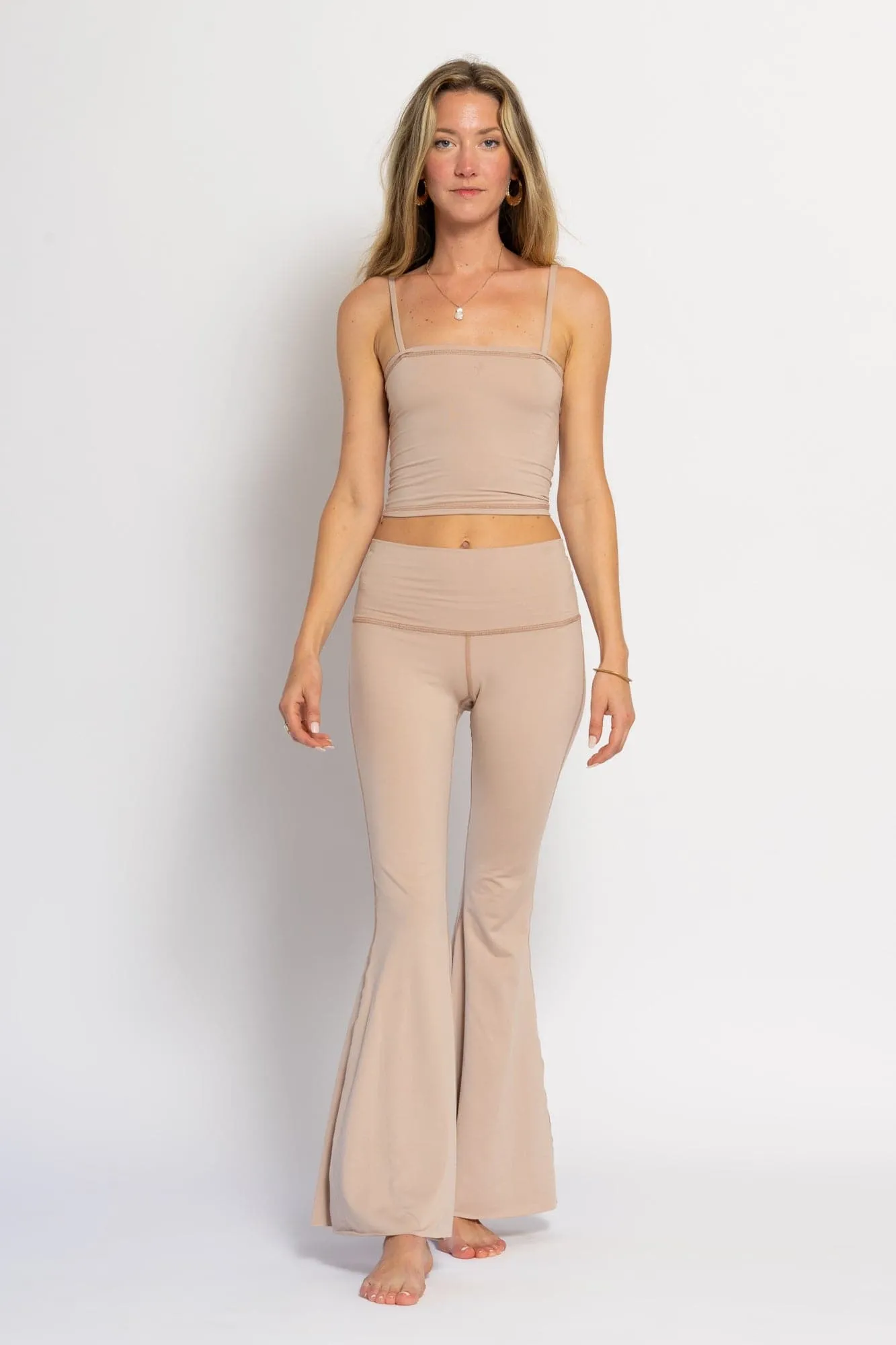 Solid Tan Tube Top ♡