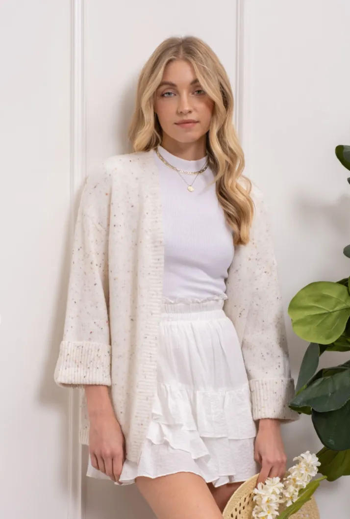 Speckled Cardigan