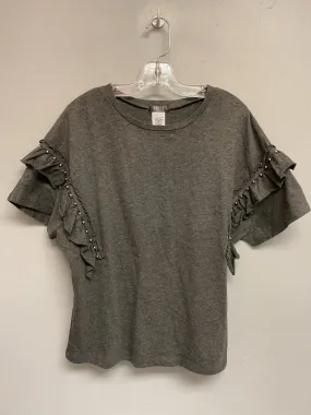 Truce Size 10 Charcoal Cotton Big Girls Tees/Polos/Tunics