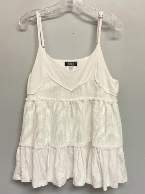 Truce Size 10 White Cotton Big Girls Tees/Polos/Tunics